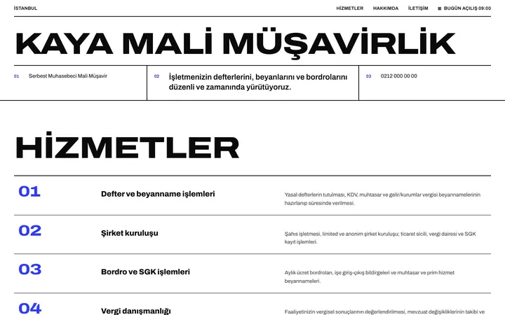 Vitrinle tasarım örneği