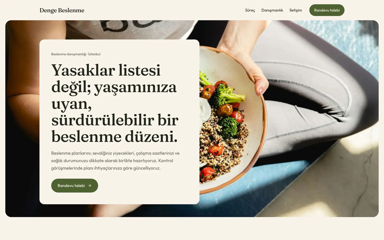 Diyetisyenler için Sofra tasarımı