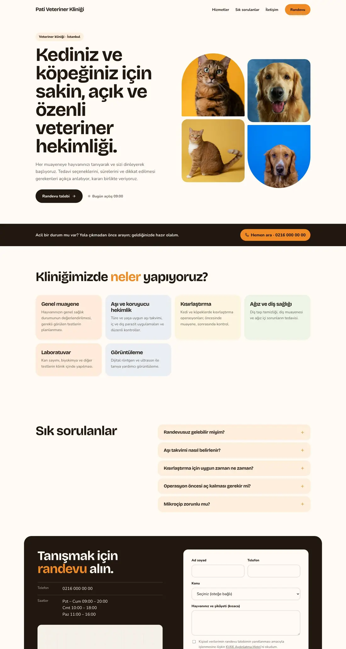 Veterinerler için Pati tasarımı
